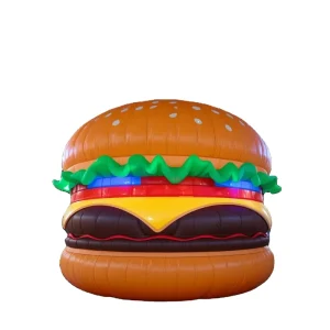 Advertising Inflatable Hamburger Model Unique Outdoor Decoration for Event & Promotions Giant Inflatable Cheese Burger with Meat