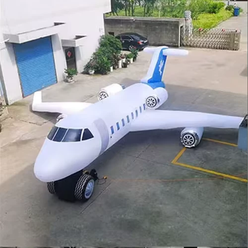 Avion Gonflable Publicitaire RC en Hélium, Modèle d'Aéronef Gonflable Géant, Avion Gonflable de Grande Taille