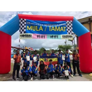 Advertising Inflatables Custom Logo Outdoor Inflatable Start Finish Line Arch for Sport Events Racing with Air Blower