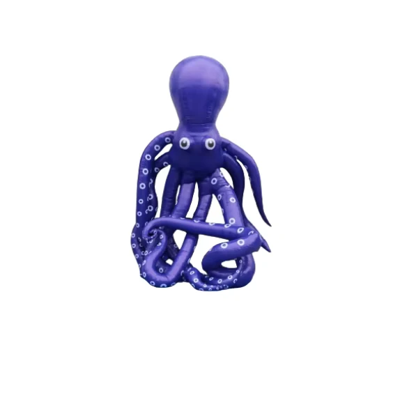 Werbe-Inflatables, neues Design, aufblasbares Cartoon-Modell lila Oktopus, Fabrikpreis aufblasbares Cartoon-Modell
