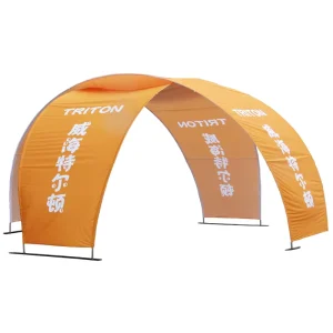 Dome khí quảng cáo di động gập lại in tùy chỉnh cho cắm trại ngoài trời, bãi biển, cấu trúc bơm hơi che nắng