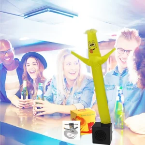 โฆษณา หุ่นกระบอกลมขนาดเล็ก USB ขาตั้งสำหรับตกแต่ง หุ่นลมขนาดเล็ก