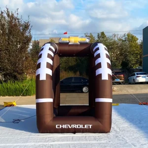 Aero Advertising Inflatables Giant Inflatable Pitch Sports Model Custom Interactive Inflatable Football Toss Appliance