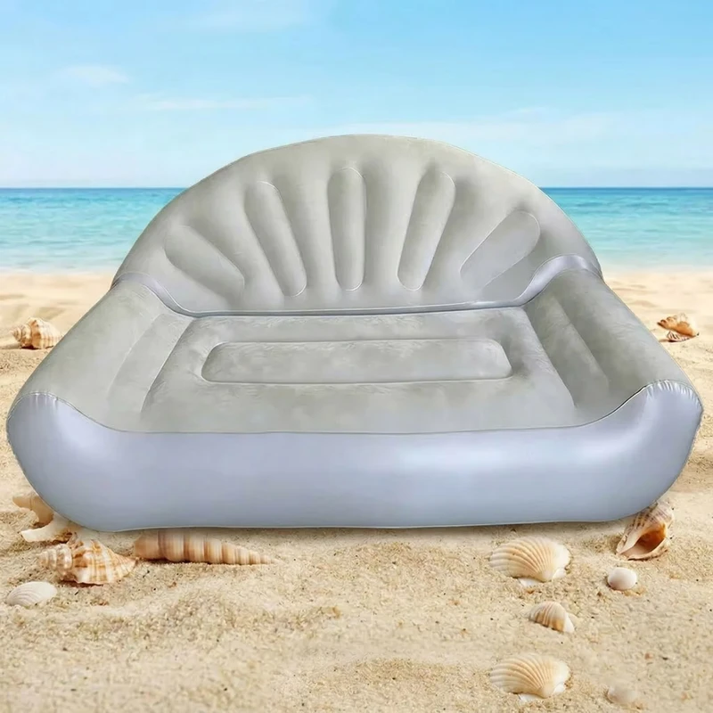 Air Couch Inflatable Foldable Lazy Cloud Lounge Chair Camping Outdoor Floor Living Room Modern Sectional Furniture Portable