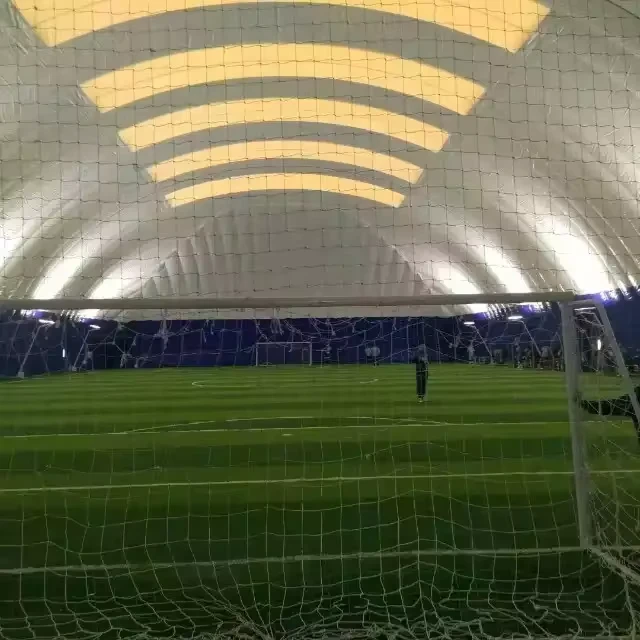 Estrutura Desportiva Inflável em Forma de Domo de Ar para Campo de Futebol, Domo de Futebol Inflável