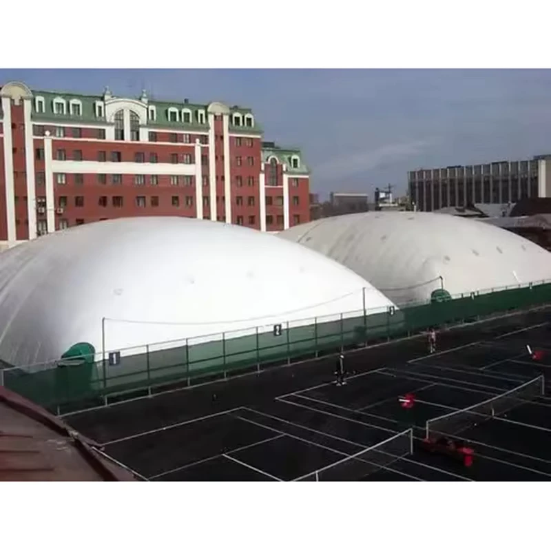Air-Domed Swimming Pool and Tennis Dome Inflatable Structure with Thermal Insulation PVDF Material Customizable Size