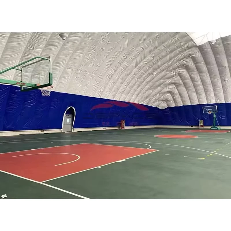 Dôme gonflable Air Form, court de tennis, court de basket, structure architecturale