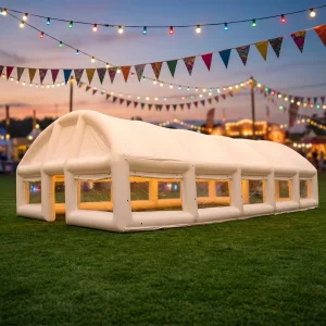 Air Sealed Inflatable Swimming Pool Cover Dome Tent Inflatable Bar Stage Disco LED Tent