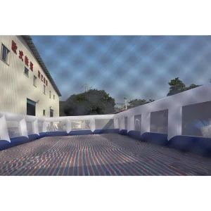 Air Shipping to Door 20x10m Big Outdoor Inflatable Football Court Pitch Arena Custom Made Inflatable Soccer Field