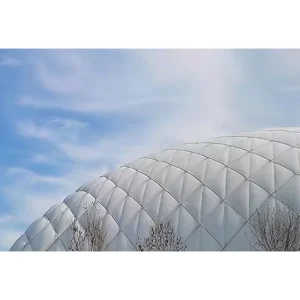 Air Supported Dome Building High Strength Membrane Structure for Indoor Badminton Courts