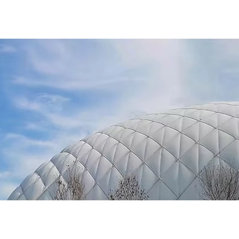 Air Supported Dome Building High Strength Membrane Structure for Indoor Badminton Courts