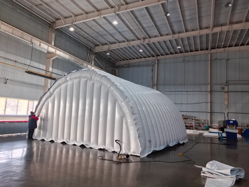 Air Supported Inflatable Dome Tent with PVDF and Eco Friendly Fire Resistant for Sports Venues or Shade