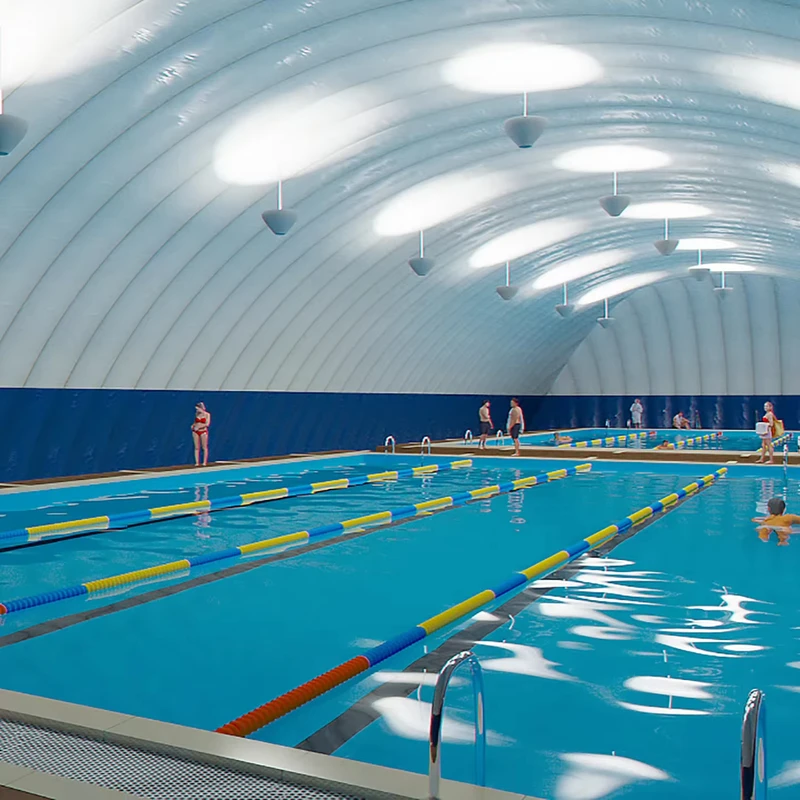 Air Supported Inflatable Tent for Year Round Tennis Court Air Dome Stadium