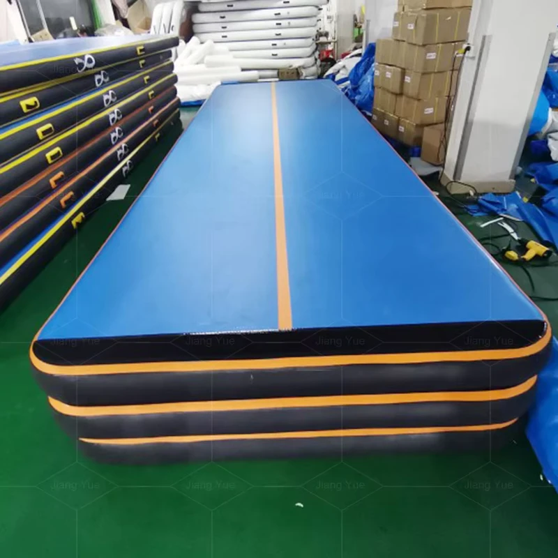 Tapete Inflável de Air Track, Airtrack de Fitness, Tapetes de Exercício Infláveis para Tumbling