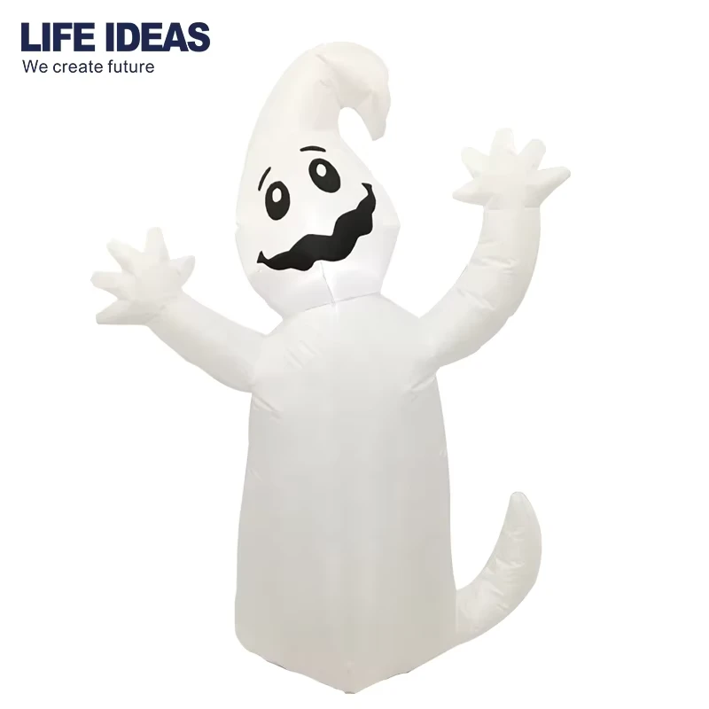 Fantasma Inflável LED de Halloween para Decoração Exterior 4FT