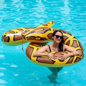 Airmyfun Pvc Snake Double Ring Water Toy Pool Float Inflatable Pool Toy Swimming Ring
