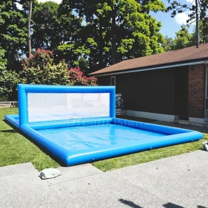 Airtight Commercial Grade Inflatable Water Volleyball Court Backyard Beach Outdoor Sport Game Pool Water With Air Pump