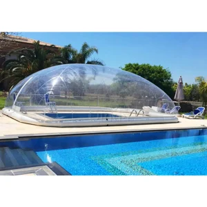 Airtight PVC Transparent Rectangular Blow up Inflatable Pool Cover Outdoor Inflatable Pool Dome Tent