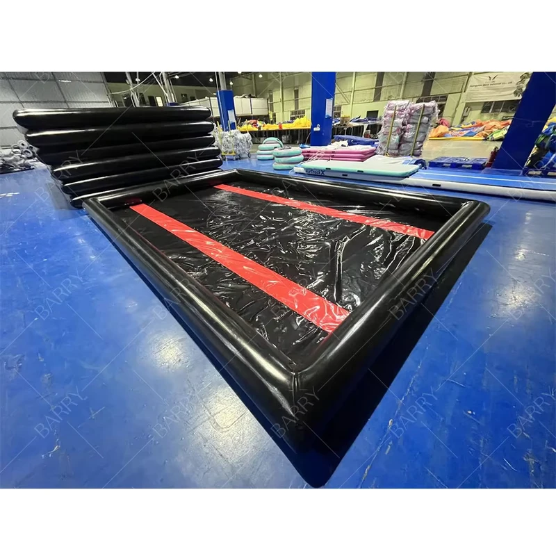 Alfombrilla de Lavado Rosa Portátil y Hermética para Limpieza de Coches, Mat de Contención de Agua, Mats Inflables para Lavado de Coches de PVC
