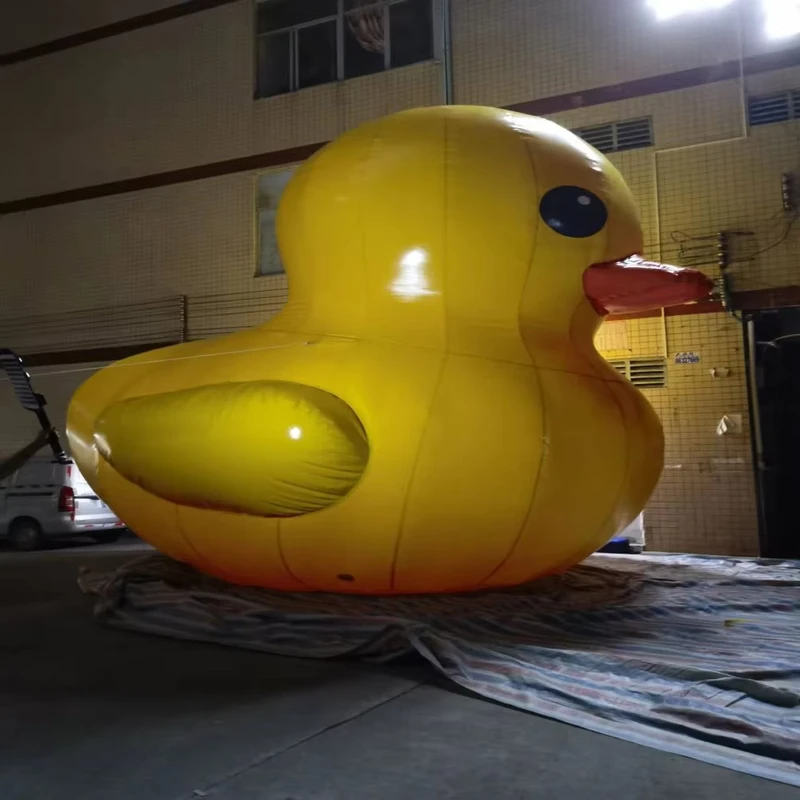Pallone Gonfiabile Pubblicitario a Forma di Anatra Gialla Airtight per Eventi