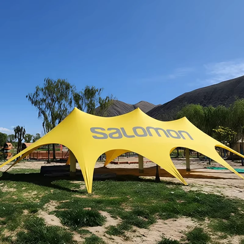 Tenda Comercial Inflável Luxuosa Airvon Ignífuga para Exposição Experiencial em Evento de Centro Comercial