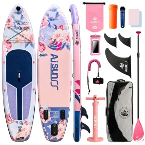 Aisunss Ustomizable Inflatable Stand Up Paddle Board (ISUP) Surfing Water Sports SAP Paddleboard Manufactured by Surfers