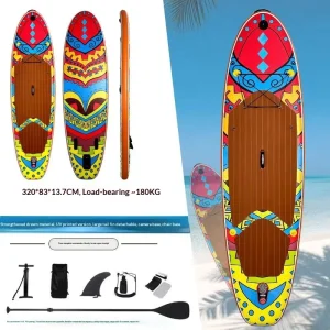 All Round Inflatable SUP Board Drop Stitch Portable High Stability for Beginner Water Sports Bulk Factory Supply