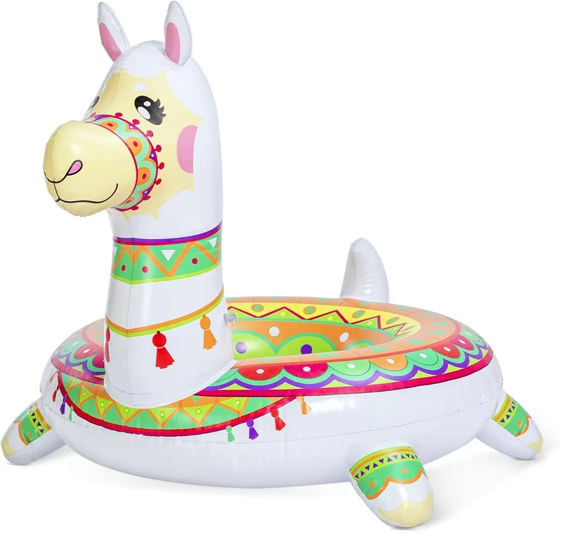 Vòng bơi hình Alpaca phù hợp cho mùa hè tại bãi biển, hồ và các hoạt động dưới nước