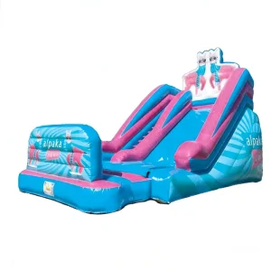 Alpaca Themed Giant Inflatable Eco-Friendly PVC Dry Slide for Kids Outdoor Use