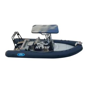 Thuyền kayak đánh cá bằng nhôm Alu Bilge 600 dài 19'6'6 mét với động cơ và xe kéo
