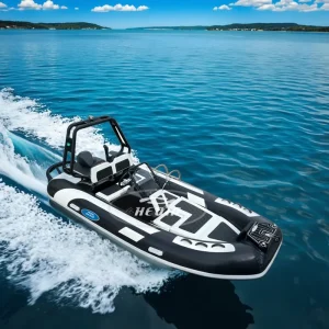 Aluminum Boats 14ft 12ft High Speed Deep V Hull Dinghy Boats Rigid Inflatable Rib Boat 390C