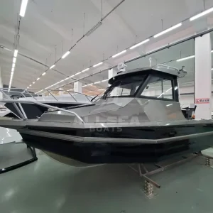 Aluminum Cabin Motor Yacht Offshore Sport Speedboat 6m Outboard for Leisure Patrol Boat Sightseeing Cruising