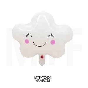 Aluminum Helium Ballons Globos Inflatable Rain Cloud Foil Mylar Balloons Party Decoration
