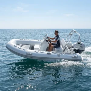 Yacht Layar Semi-Kaku RIB 3,6m dengan Mesin Outboard untuk Memancing & Aktivitas Air