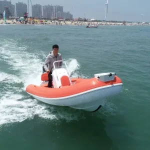 Aluminium Rigid Hull Rib Hypalon 13ft Dinghy Opblaasbare Boot Gemaakt in China