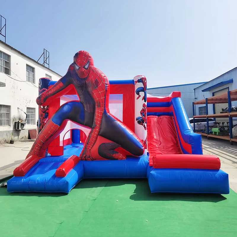 Equipamento de Diversão - Castelo Inflável para Crianças com Escorrega - Casa Saltitante em Material PVC - Montagem Fácil - Capacidade para 7 a 10 Pessoas