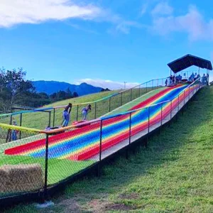 Amusement Kids Adult Games Four Seasons Colorful Dry Snow Slides Park Outdoor Playground Slide