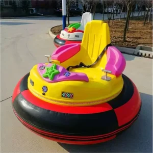 Atracciones de Parque de Diversiones para Familias Niños Coche Eléctrico Inflable Autos Chocones