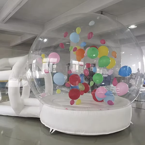 Tente à bulles gonflable Ange Clear Bounce