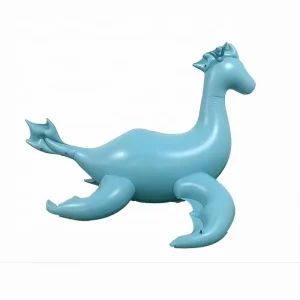 Animal Inflatable Dragon Rider Floating Row Pool Float Foldable for Summer Use