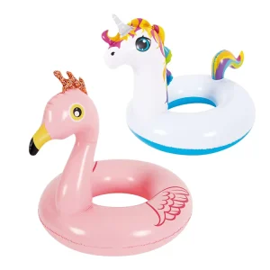 Animal Inflatable Swimming Rings for Kids Blow up PVC Swim Tube