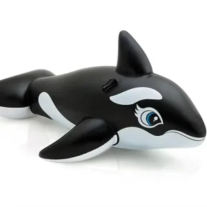 Animal Rider Inflatable Black Whale Pool Float for Sale