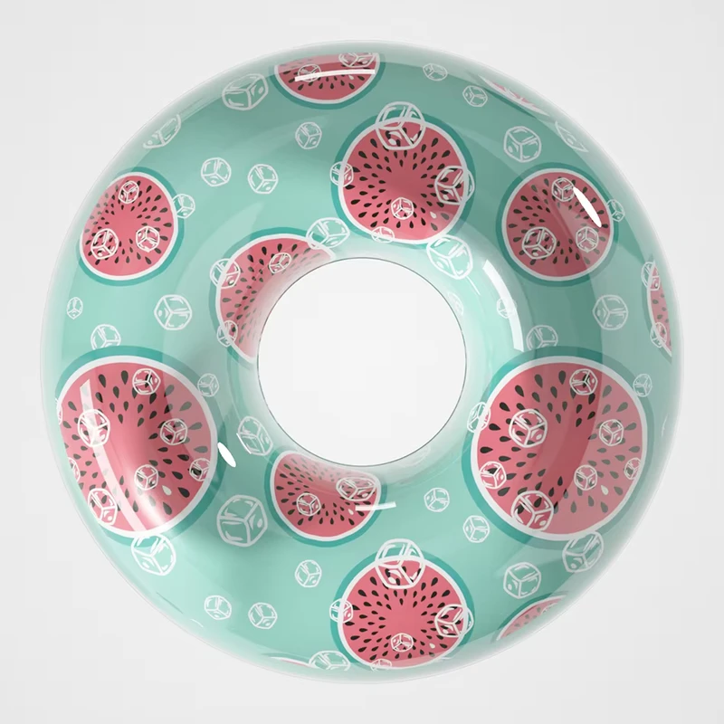 Tubo galleggiante a forma di squalo per bambini, donut gonfiabile, anello da nuoto per piscina