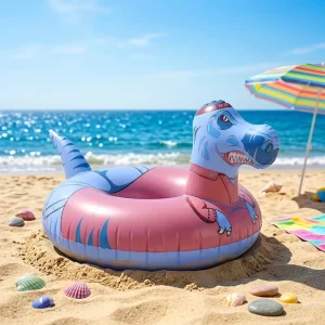 Animals Dinosaurs Deer Portable PVC Safety Pool Float Adult Inflatable Float Tube Swimming Circle Dragon Swimming