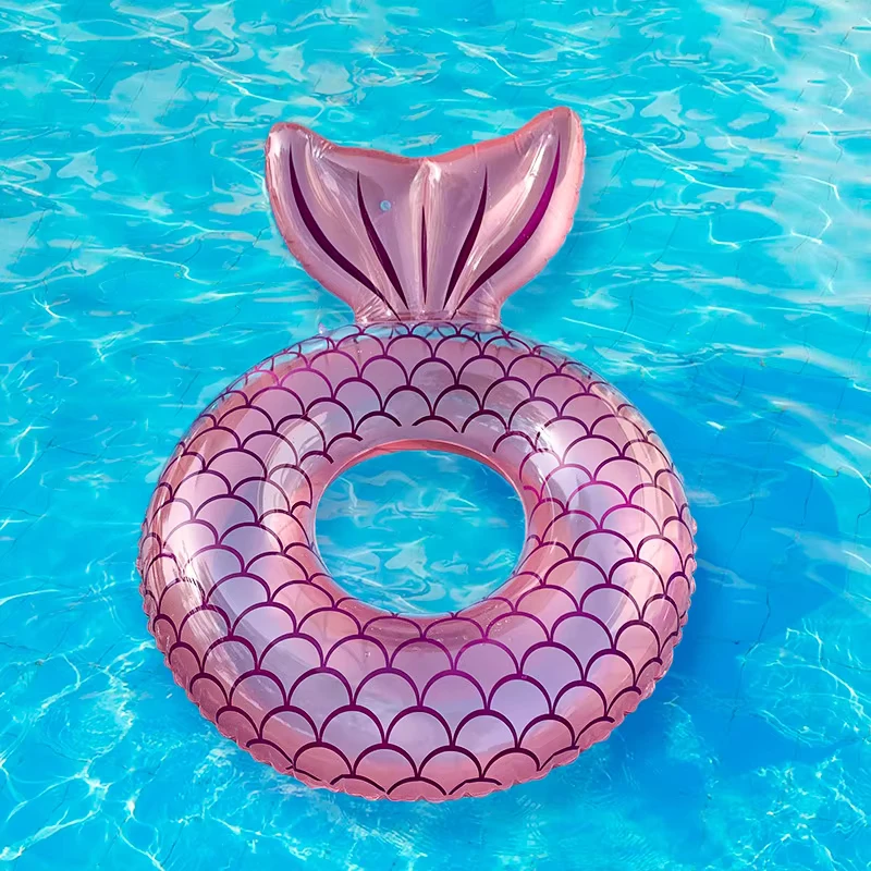 Animals Shape Custom PVC Inflatable Swimming Rings Personalized Inflatable Adult Swim Ring