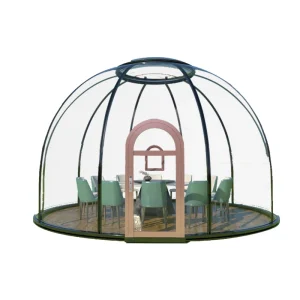 Anti-Fog PC Material Starry Sky Observatory with Lockable Door Inflatable Bubble Dome Igloo Tent