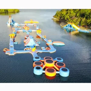 アクアパーク インフレータブル障害物コース 水上フロート 浮遊水上公園