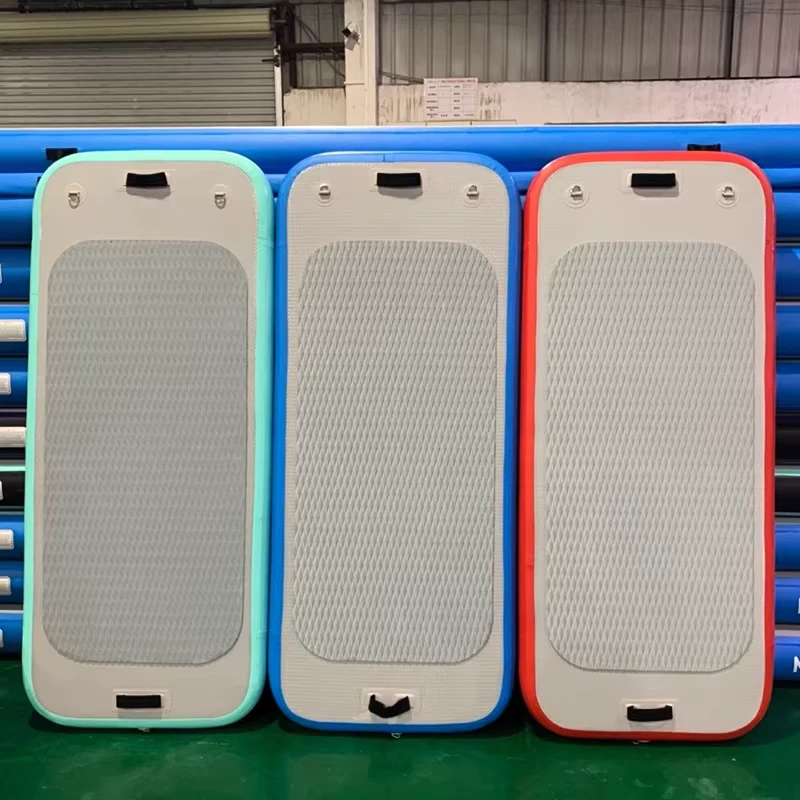 Tappeto Galleggiante Colorato per Yoga Acquatico Pad Inflabile Drop Stitch
