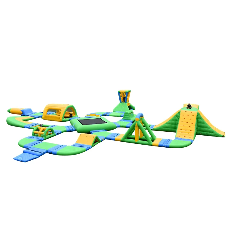 Piattaforma sportiva acquatica gonfiabile, parco acquatico galleggiante, corso ad ostacoli, attrezzature da gioco personalizzate, RD LD101502, capacità 500 kg
