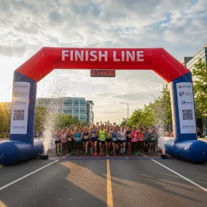 Arch Fast Install Inflatable Arches Waterproof Sport Race Start Finish Archway for Event Entrance
